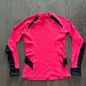 Underarmour Magenta/Black long sleeve Sz L